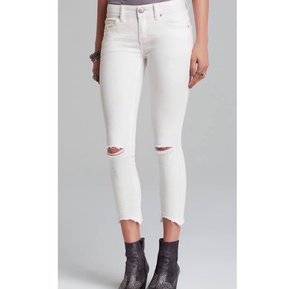 White Free People Jeans